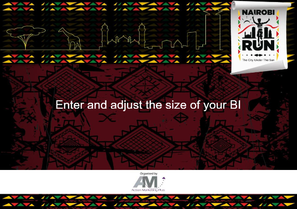 Enter and adjust the size of your BI
